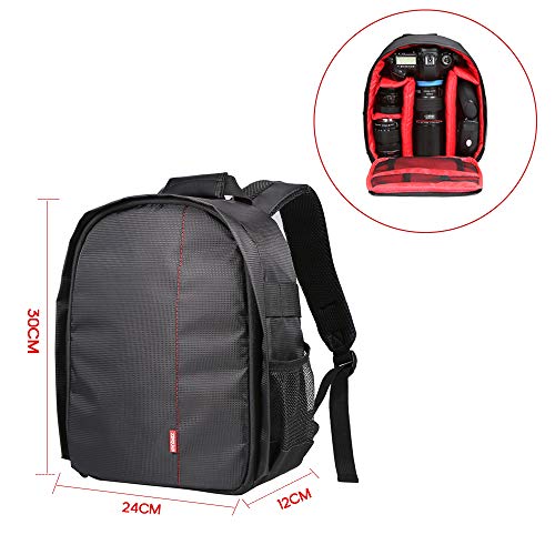 Docooler Camera Bag Padded Customisable Camera Bag Camera Backpack