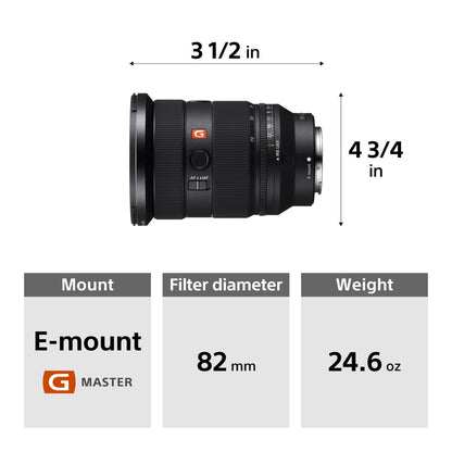 Camera FE 24-70mm F2.8 GM II Lens Black