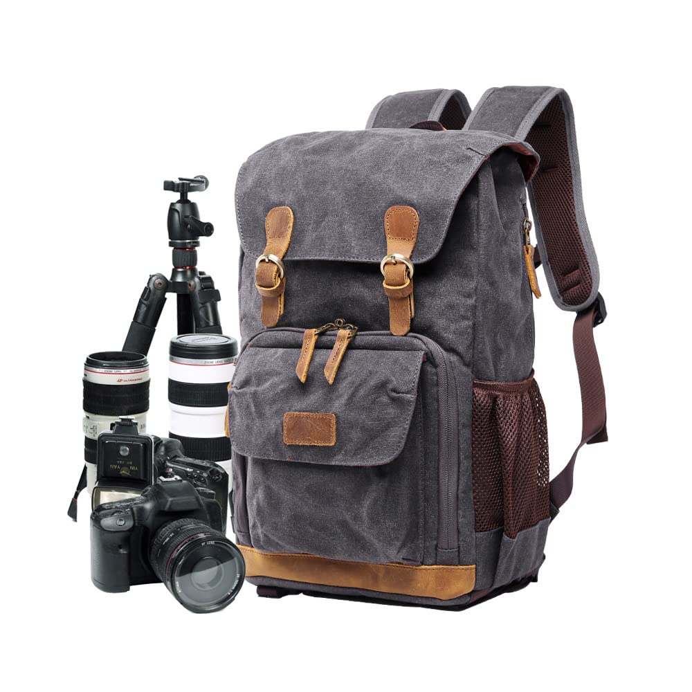 Camera Backpack Large Capacity Front Open Waterproof