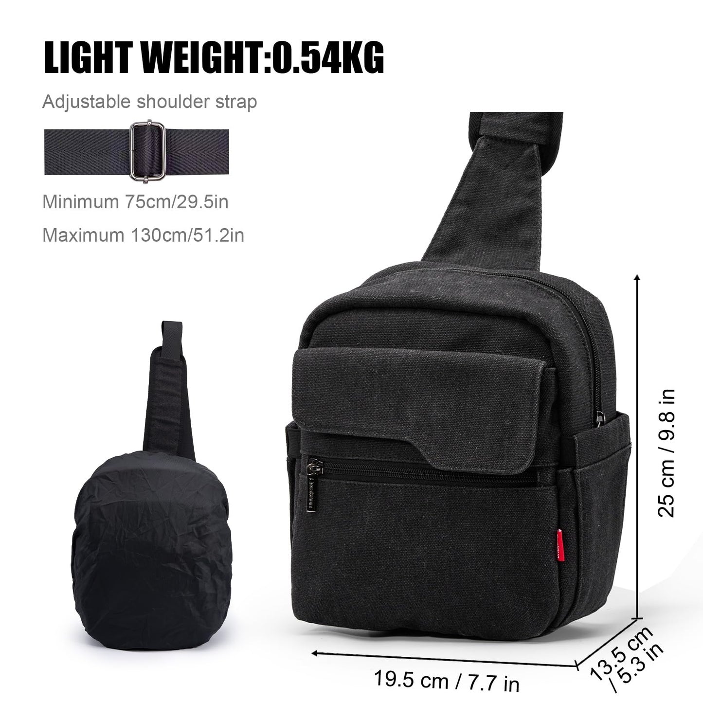 Cwatcun Small Camera Bag Shoulder Camera Bag for Photographer