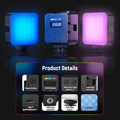 Magnetic RGB Video Light