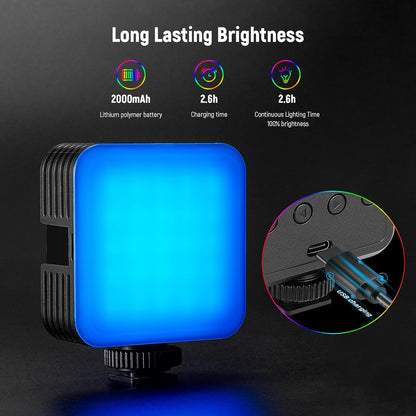 Magnetic RGB Video Light