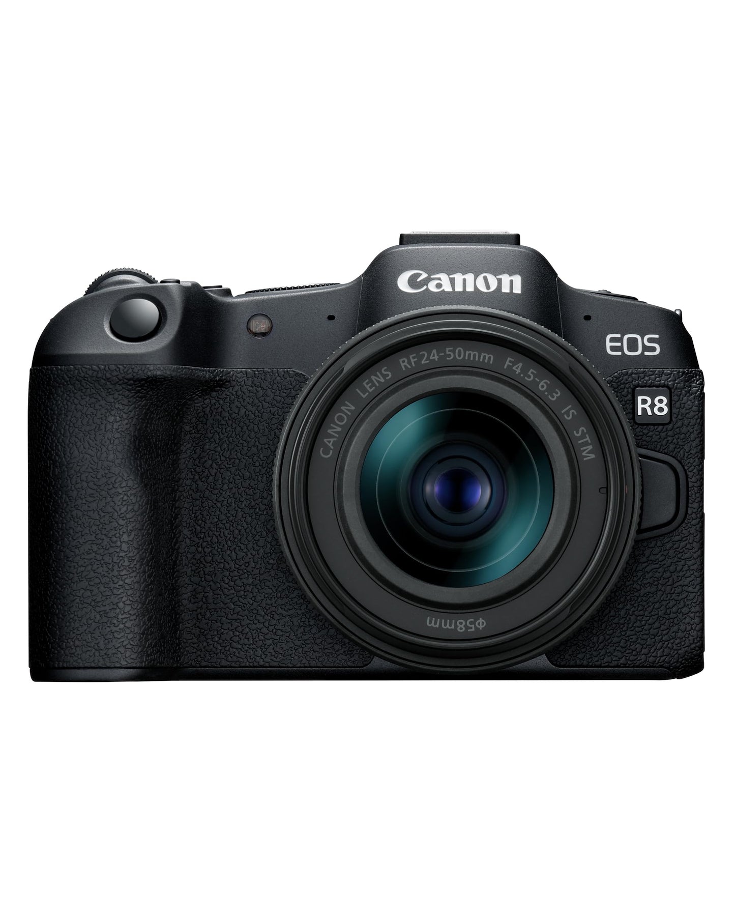 Canon EOS R8 + RF 24-50mm F4.5-6.3 IS STM Lens - 24.2MP Full-Frame Mirrorless Camera, Dual Pixel CMOS AF II - 4K up to 60p - Up to 40 FPS Cont. Shooting, Touch Screen - Bluetooth, Wi-Fi & USB-C